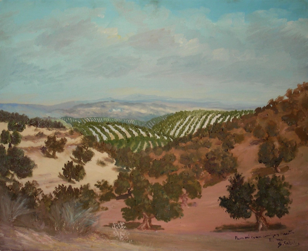 Paisaje con olivos
